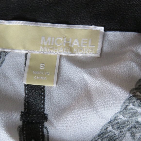 Michael Kors Black and White Blouse - Picture 9 of 9